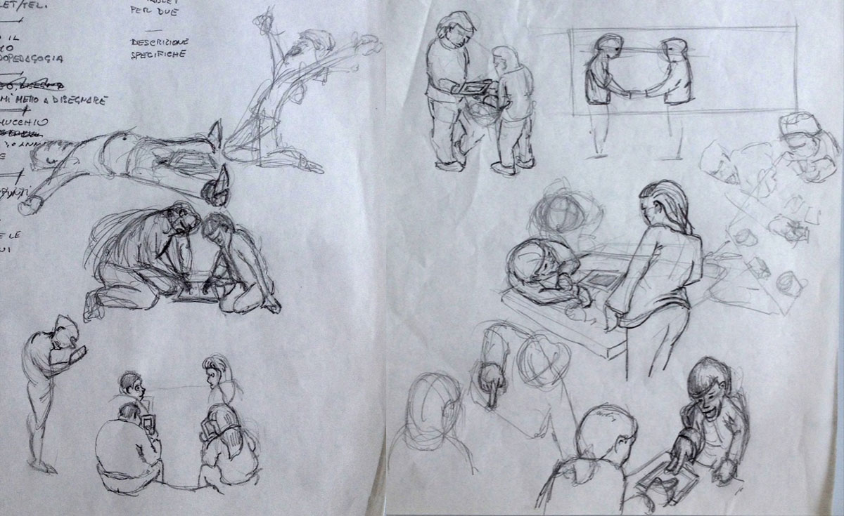 hopp sketch playing together 03